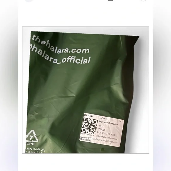 Halara Flex Asymmetric Low Rise Zipper Pockets Baggy White XL Petite - Picture 11 of 14